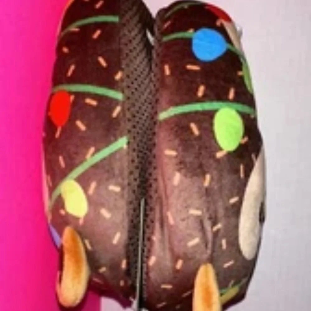 Originally Squishmallows Christmas Slippers Reindeer Lights Size 11/12 YOUTH A16